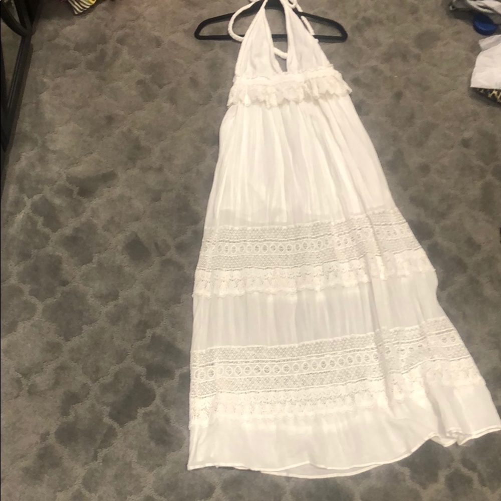 LOVE SHACK FANCY Maxi halter dress